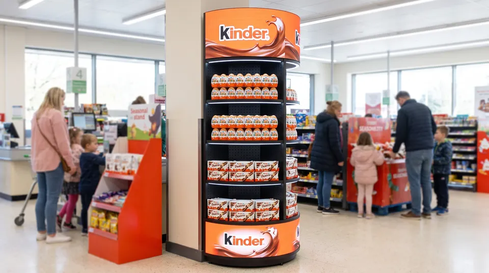 Halo 180 · Supermarket end-cap