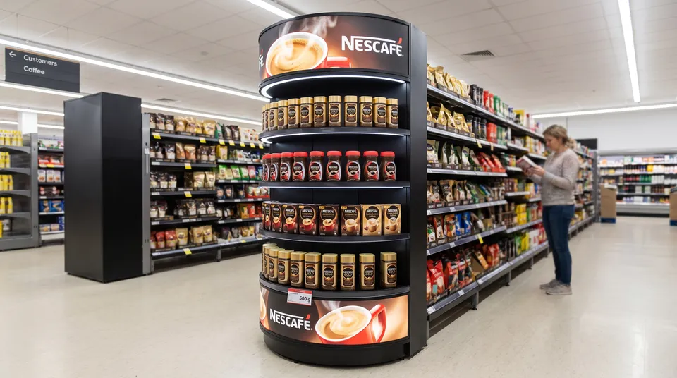 Halo 180 · Grocery end-cap