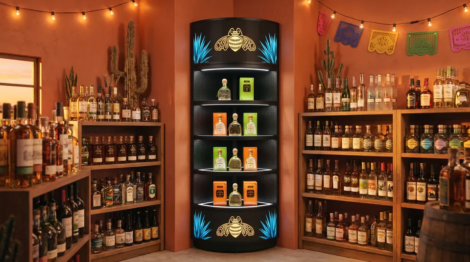 Halo 90 · Rustic liquor store corner