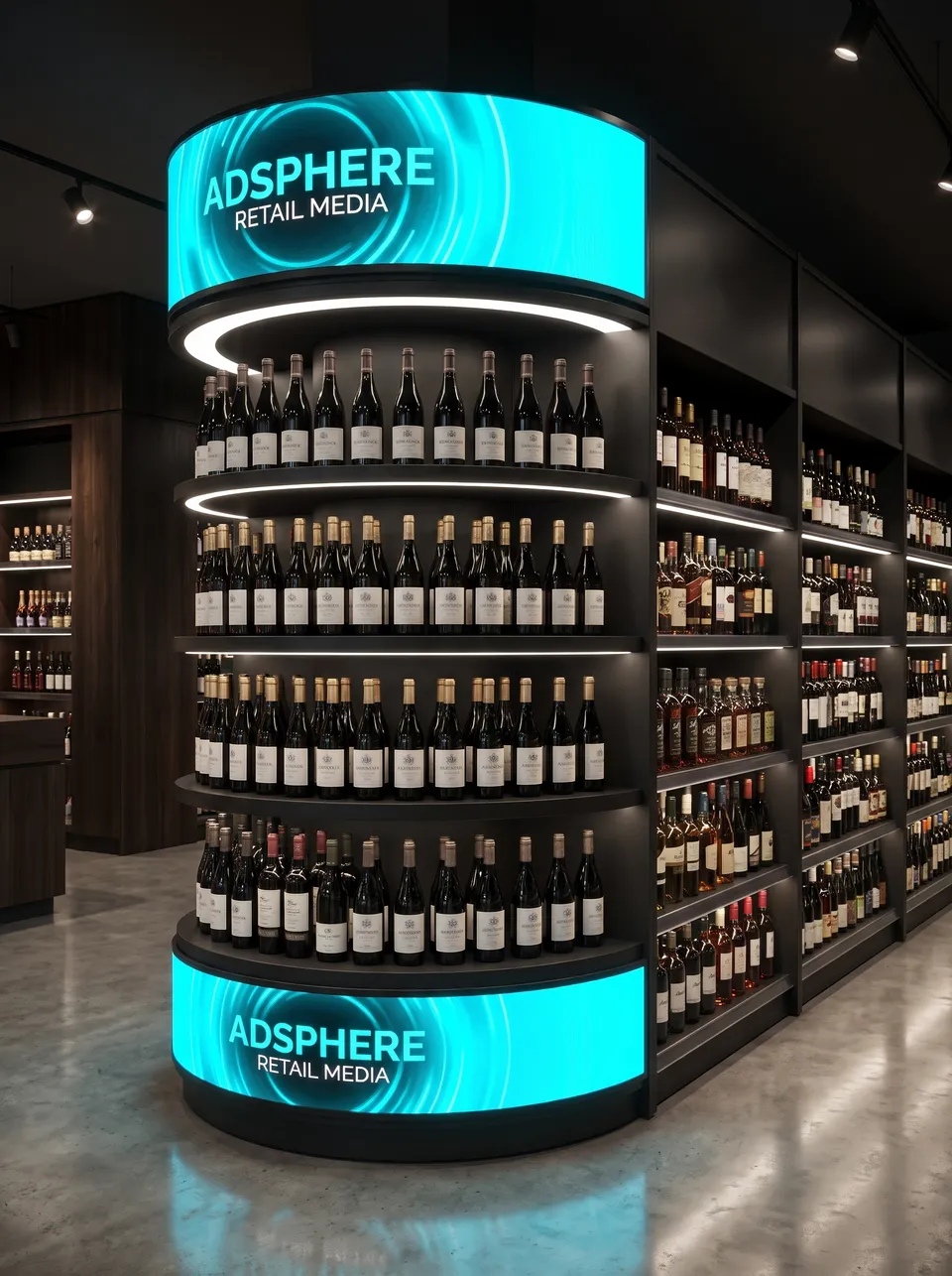 Halo 180 · Liquor store · AdSphere creative