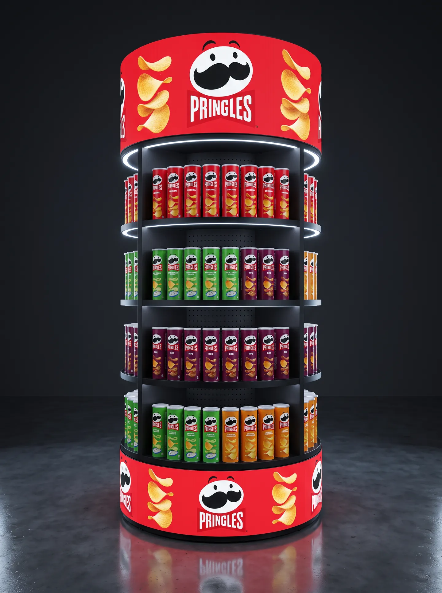 Halo 360 full tower with a snack campaign