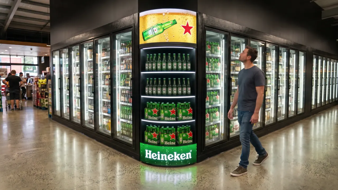 Halo 90 · Beside the fridges
