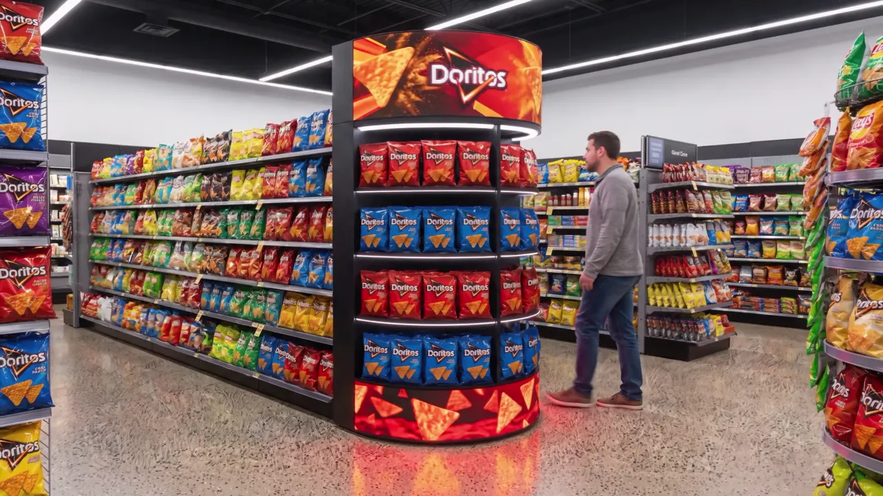 Halo 180 · Grocery end-cap